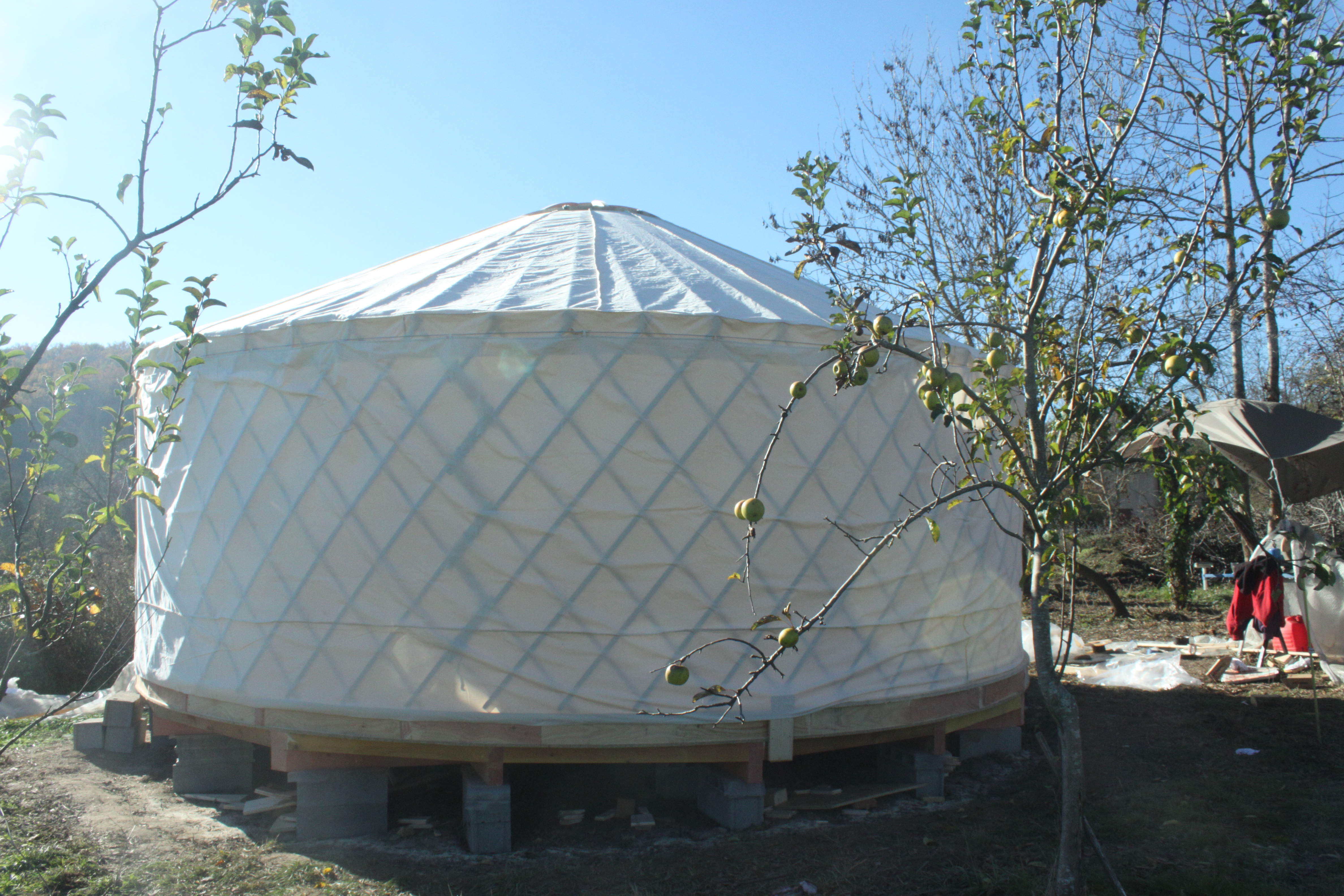 Materials yurt 