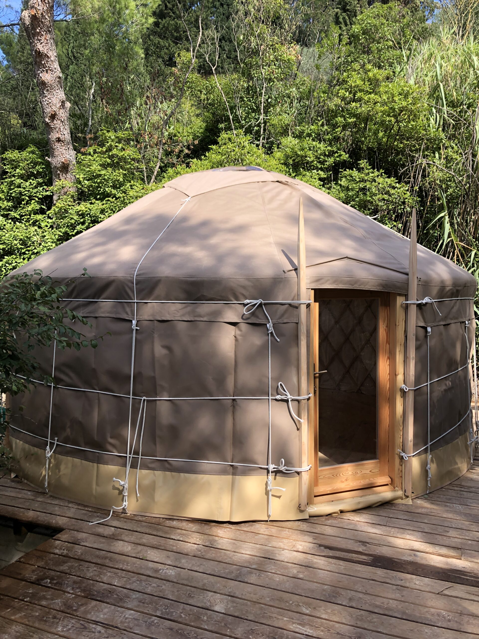 yourte jardin, chambre etre, chambre d'hôtes