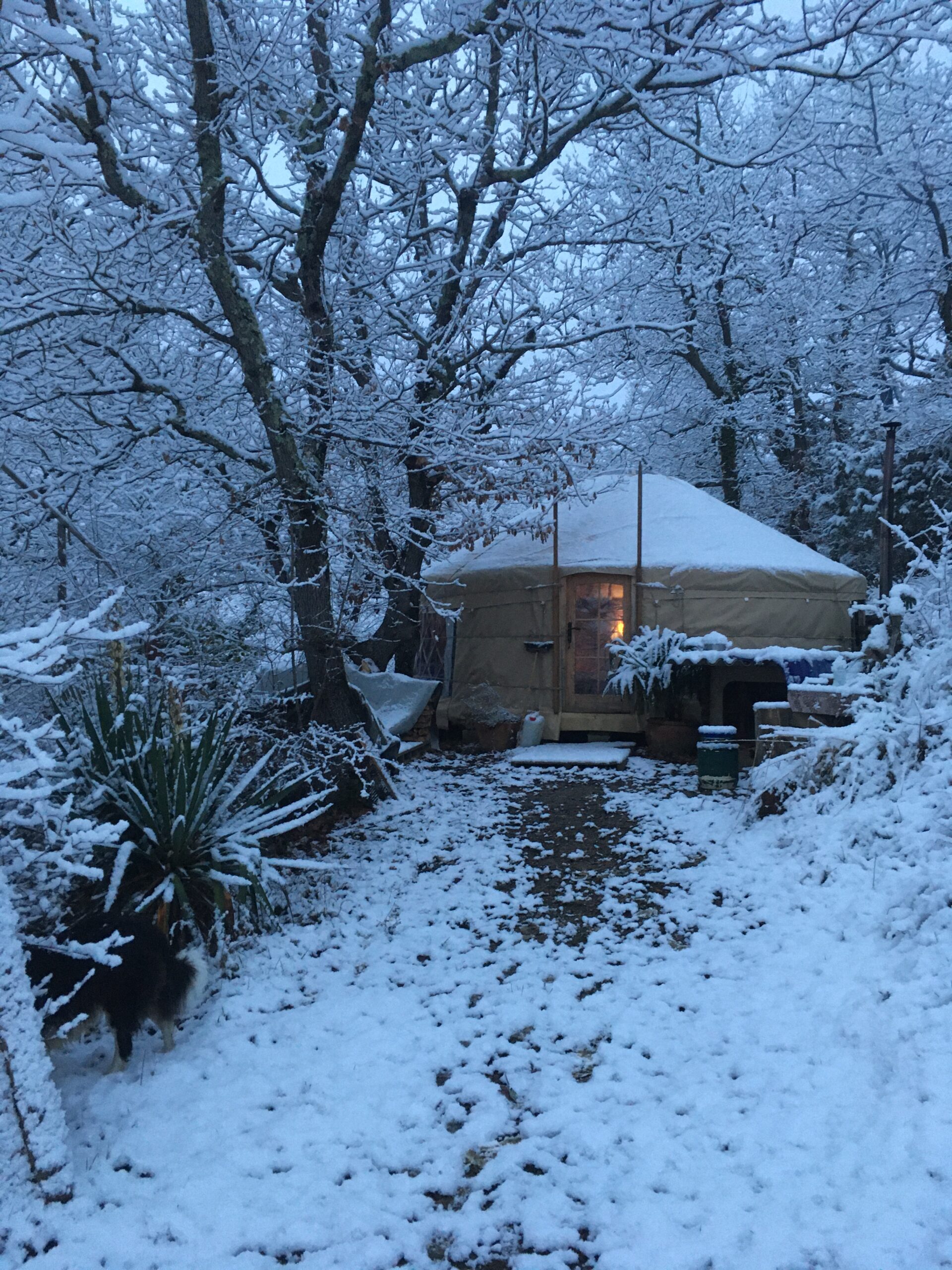 chauffe la Yourte en hiver
